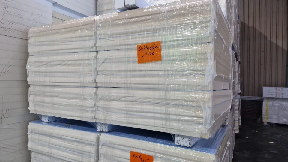 B-keus PIR platen met veer en groef 1200 x 1000 x 110 mm