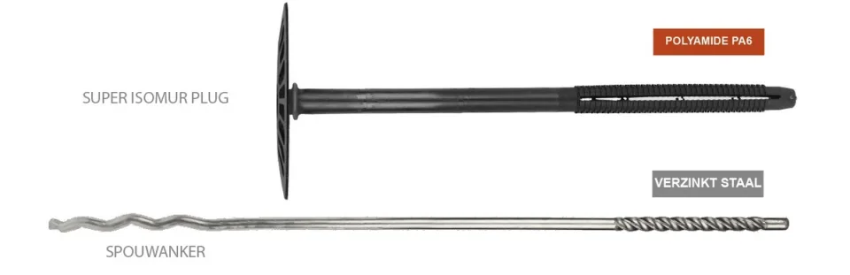 Etanco SUPER ISOMUR 8 x 130-140 x 200 mm