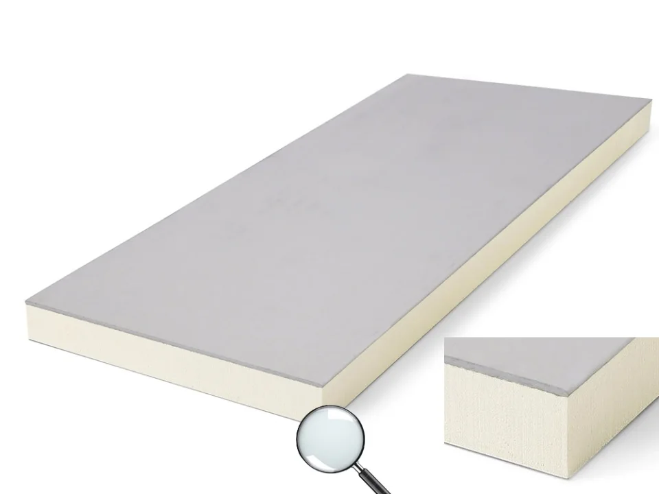 PIR op gips ronde kant 600 mm x 3000 mm